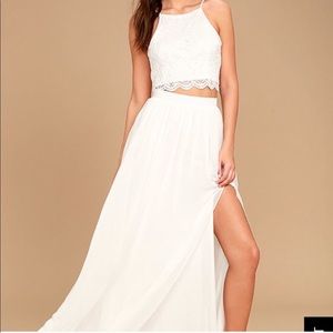 Lulus two-piece maxi dress